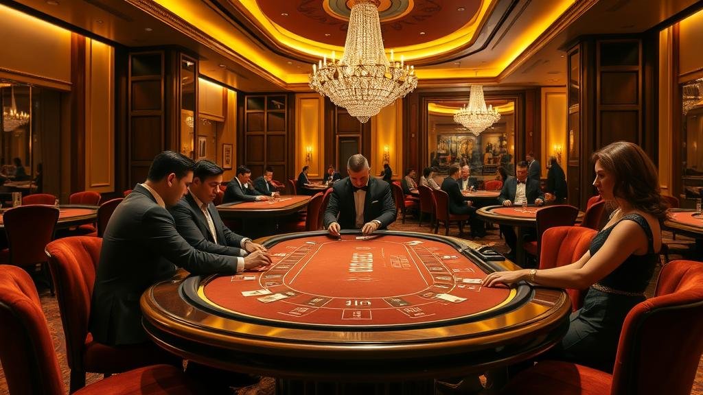 ตัวอย่างเค้าไพ่สองตัดในบาคาร่า