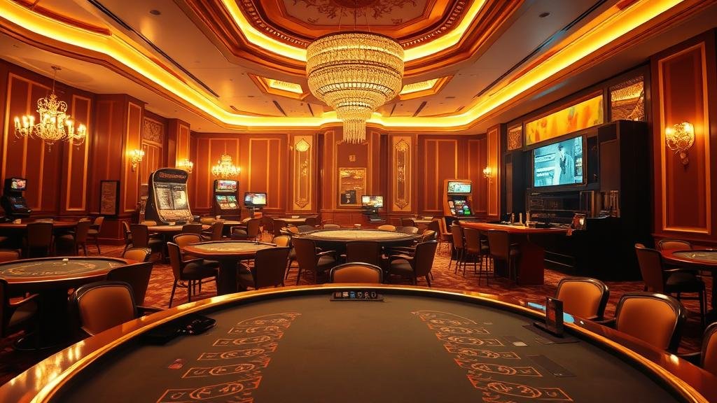 หน้าจอโทรศัพท์มือถือแสดงเกมบาคาร่าสายฟ้าพร้อมกราฟิกสายฟ้า