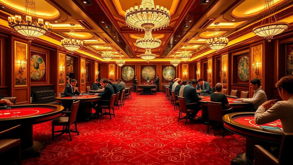 การบริหารจัดการงบประมาณบาคาร่าด้วยชิปและหน้าจอดิจิทัล