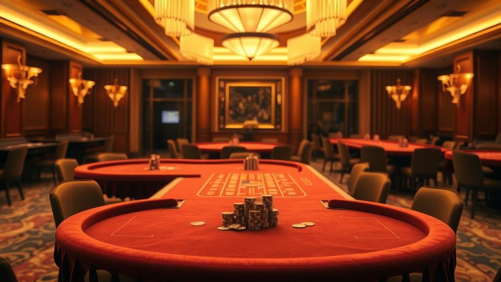 ไพ่บาคาร่าและอุปกรณ์การเล่นบนโต๊ะหรู