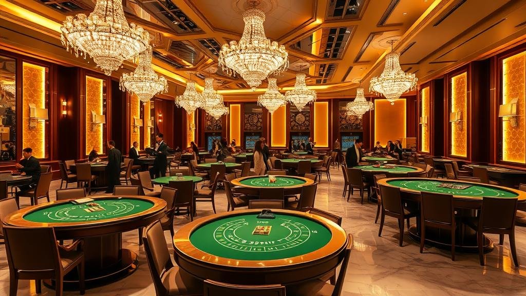 การเล่นบาคาร่าบนโต๊ะที่หรูหราพร้อมอัตราจ่ายที่ชัดเจน