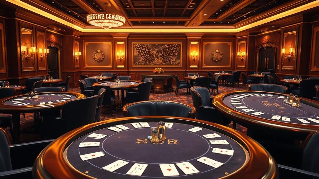 ดีลเลอร์มืออาชีพกำลังแจกไพ่บาคาร่า