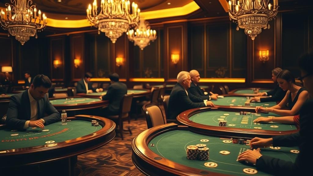 นักพนันมืออาชีพกำลังวางเดิมพันอย่างมีกลยุทธ์