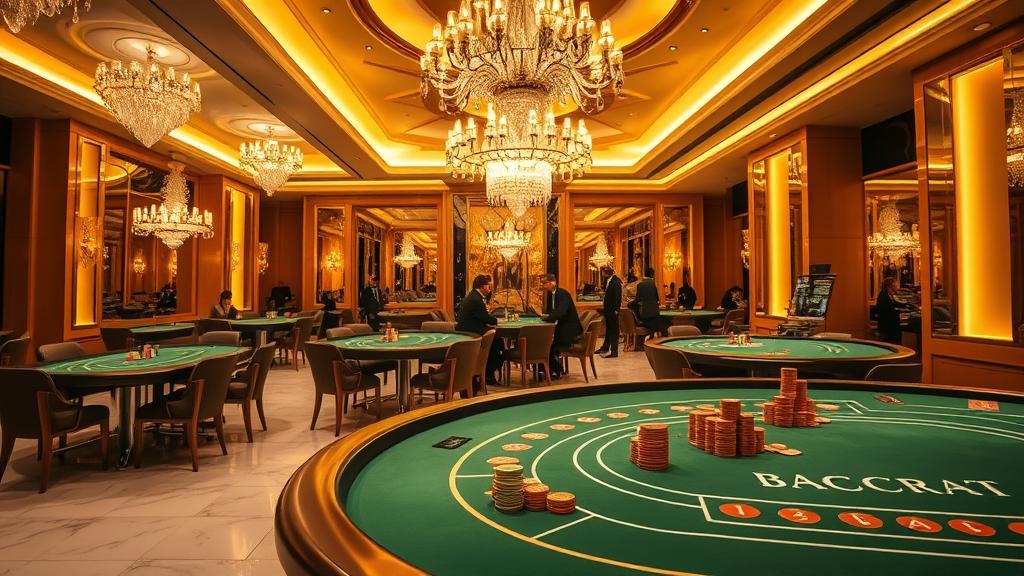 นักพนันแสดงความยินดีกับชัยชนะในการเล่นบาคาร่า