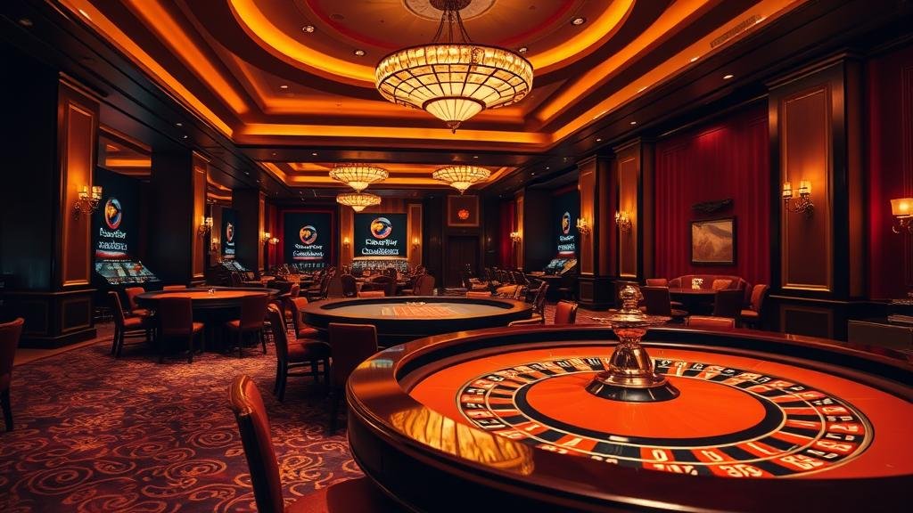 หน้าจอเกมสล็อตแสดงเปอร์เซ็นต์ RTP สูง พร้อมสัญลักษณ์การชนะ