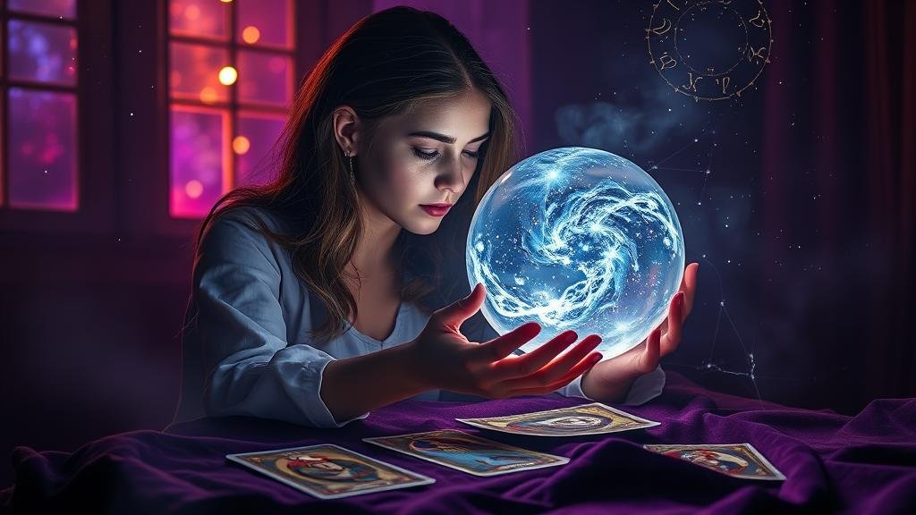 อินเทอร์เฟซดิจิทัลแสดงผลหวยและหุ้นพร้อมสัญลักษณ์จักรราศี