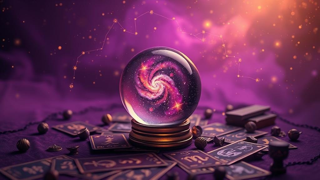 ลูกแก้ววิเศษสะท้อนภาพจักรวาลและสัญลักษณ์ราศี