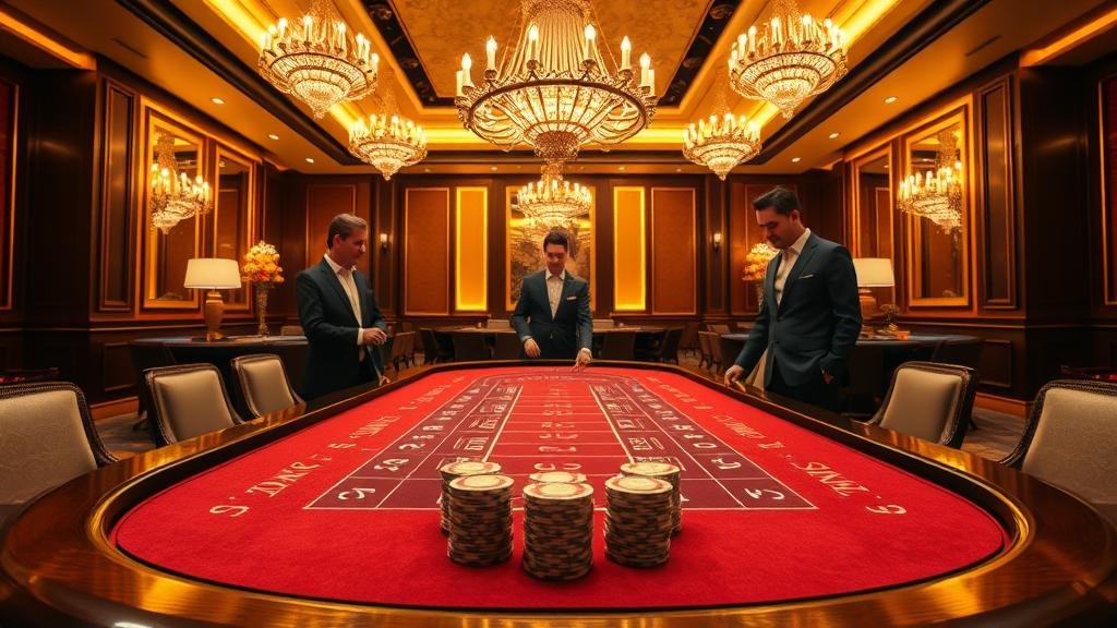 หน้าจอเกมบาคาร่า Evolution บนมือถือ แสดงเค้าไพ่และอัตราจ่าย