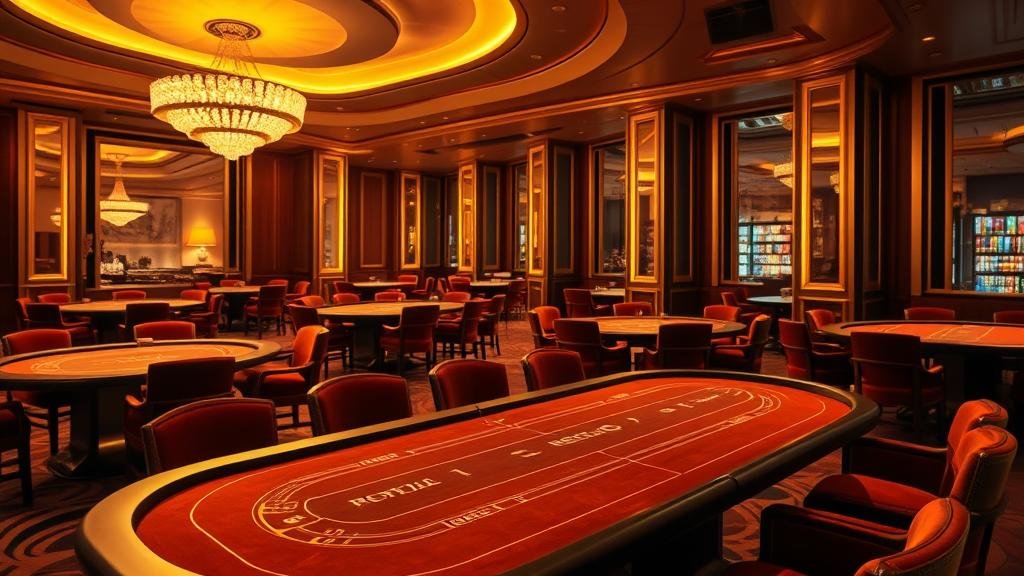 หน้าจอแสดงผลห้องบาคาร่าต่างๆ ให้เลือกเล่น