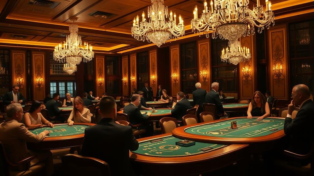 ภาพนักพนันบาคาร่าผู้มีสติ ควบคุมอารมณ์