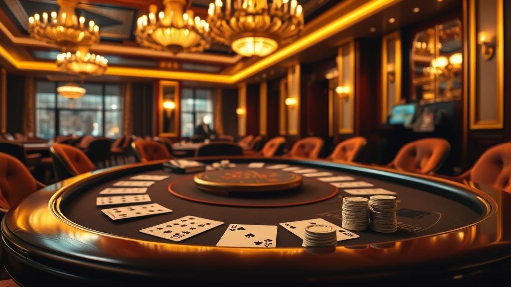 หน้าจอแท็บเล็ตแสดงสถิติและรูปแบบการออกไพ่บาคาร่า