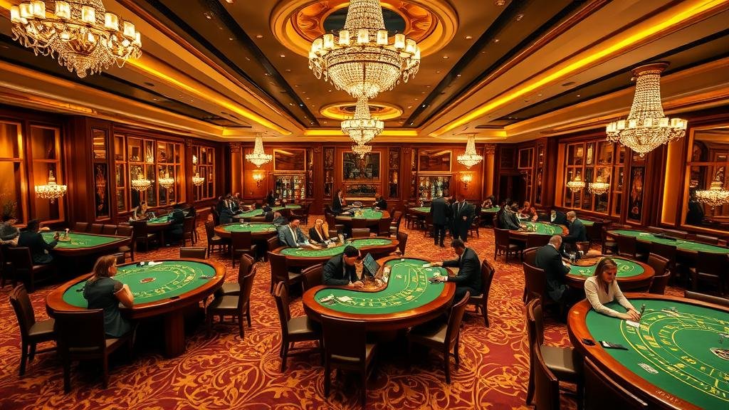 ดีลเลอร์สาวสวยแจกไพ่บาคาร่า