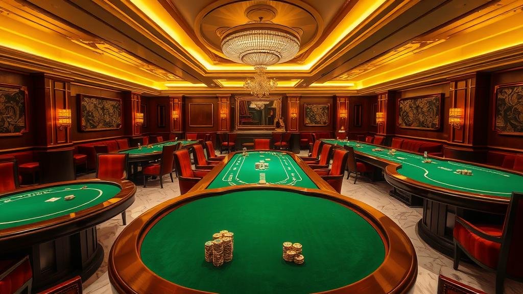 โต๊ะบาคาร่า LuckyStreak ในห้อง VIP บรรยากาศคึกคัก