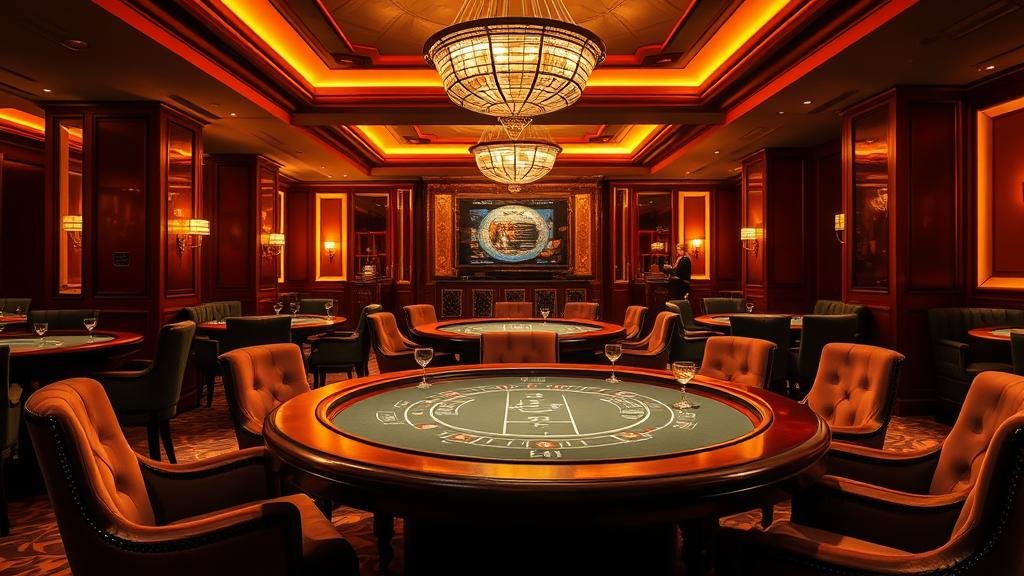 โต๊ะบาคาร่าสุดหรูในคาสิโนยุโรป