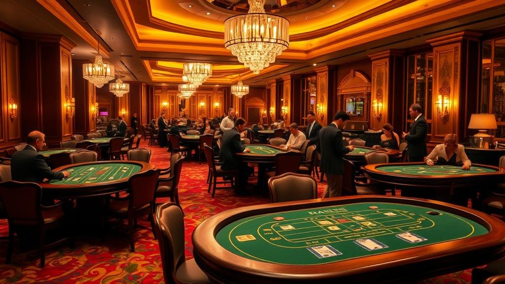 ดีลเลอร์สาวสวยจาก AE Casino กำลังแจกไพ่