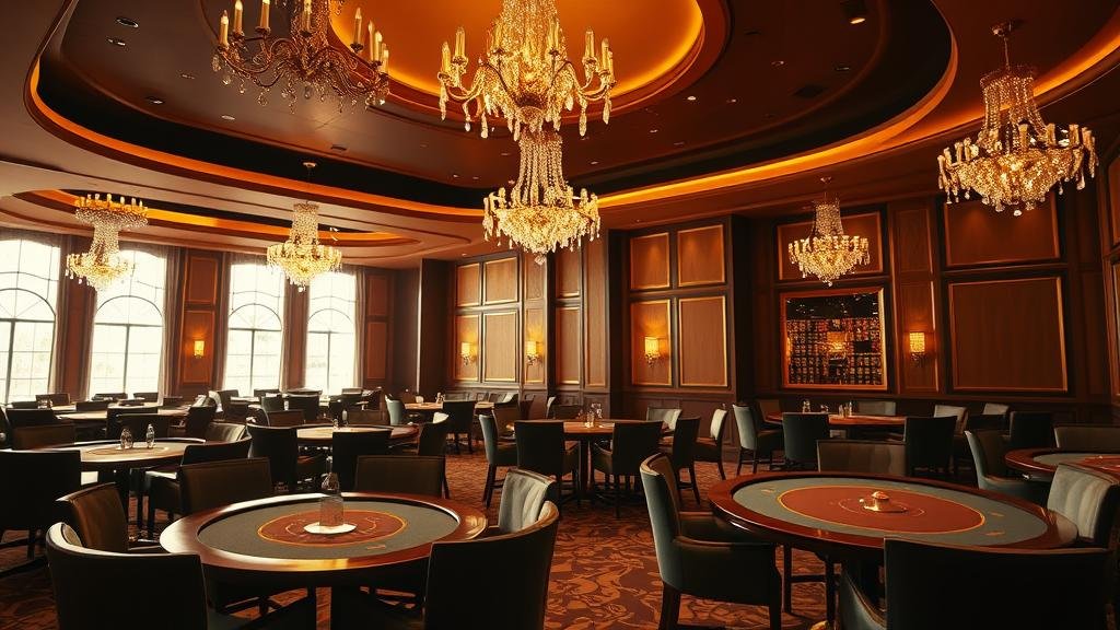 โต๊ะบาคาร่ามืออาชีพพร้อมชิปและไพ่