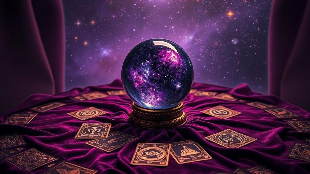 มือถือม้วนคัมภีร์โบราณที่มีแผนผังดวงดาวและตัวเลขส่องแสง สำหรับการวิเคราะห์เลขเด็ด