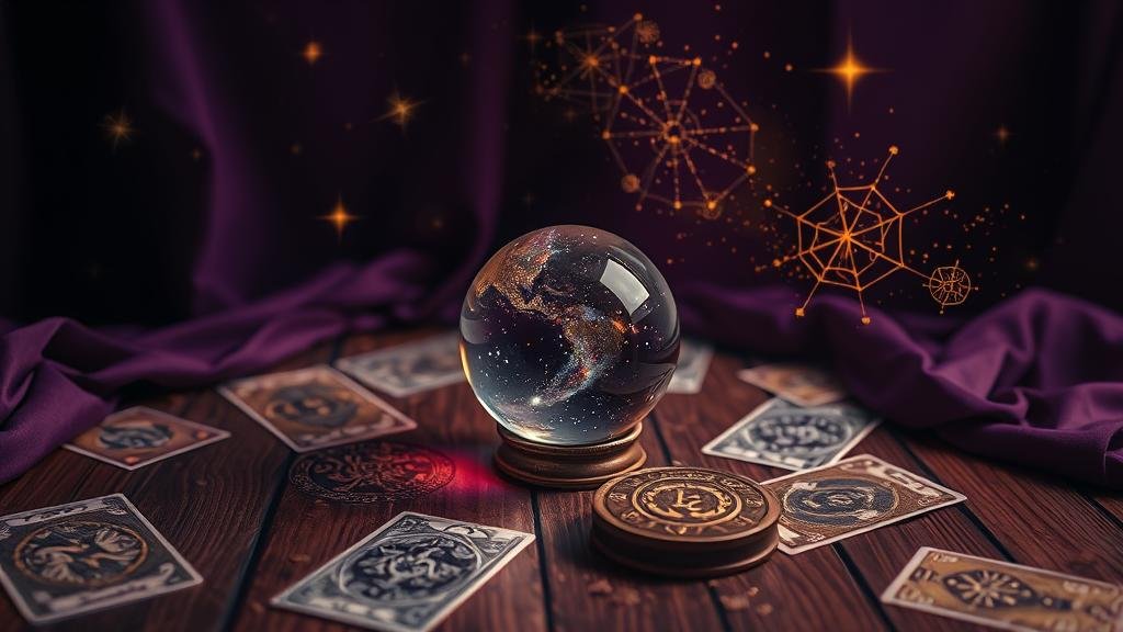 แผนที่จักรราศีและลูกแก้วทำนายเลขเด็ด