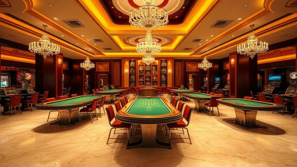 บรรยากาศคาสิโนสุดหรู กับเกมสล็อต 4ThePlayer