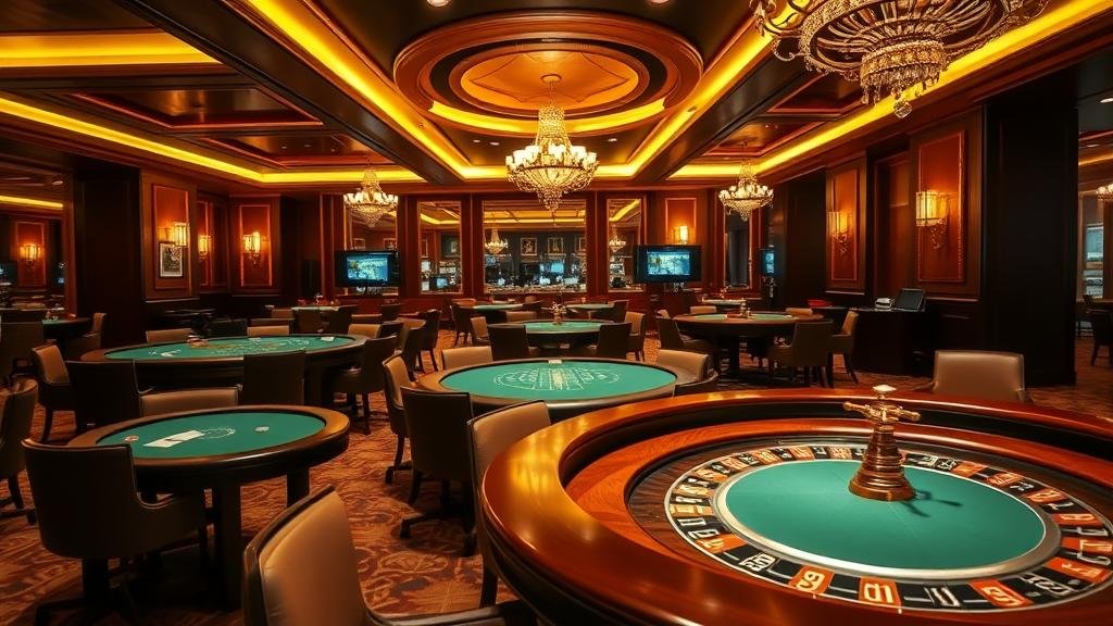 หน้าจอเกมสล็อตที่สวยงามและน่าตื่นเต้น แสดงสัญลักษณ์ที่ชนะและฟีเจอร์โบนัส