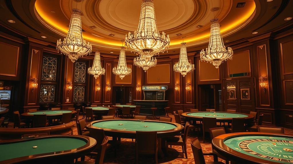 ผู้คนกำลังสนุกสนานกับการเล่นสล็อตในคาสิโน