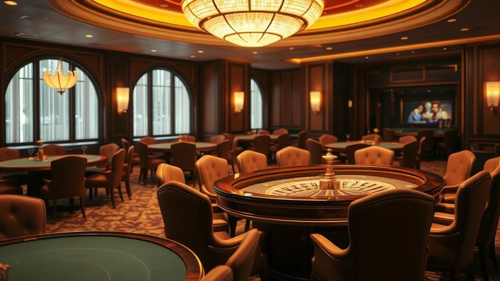 ผู้เล่นฉลองชัยชนะที่สล็อตแมชชีน