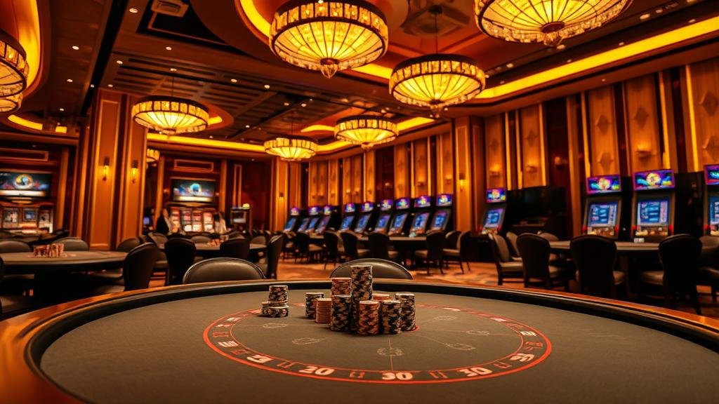 มือถือแสดงเกมสล็อตช่วงโบนัสพร้อมสัญลักษณ์ชนะ