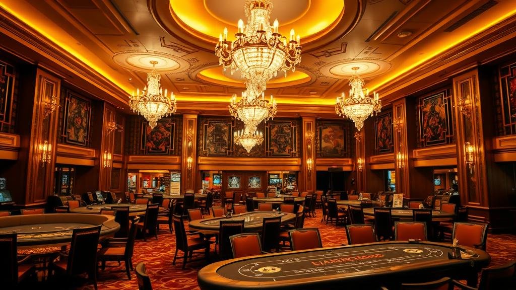 มือของผู้เล่นกำลังวางเดิมพันบนหน้าจอเกมสล็อตที่ทันสมัย