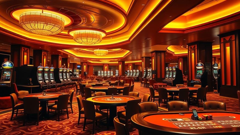 หน้าจอเกมสล็อตออนไลน์ที่เต็มไปด้วยสีสันและฟีเจอร์พิเศษ