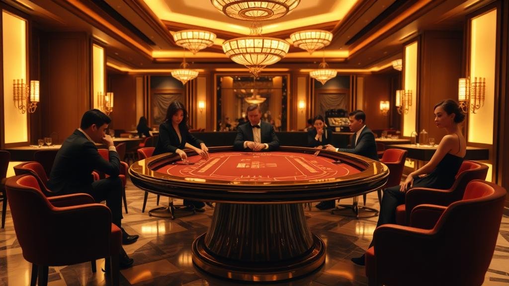 หน้าจอแสดงสถิติและเค้าไพ่บาคาร่า