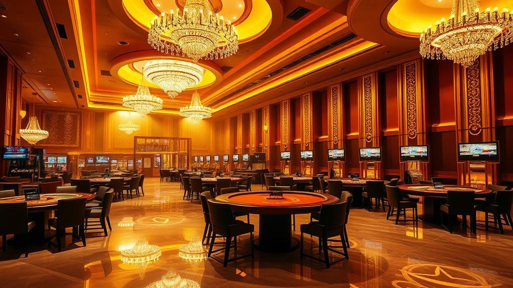 ภาพการวางเดิมพันบาคาร่าอย่างมีกลยุทธ์บนโต๊ะคาสิโน