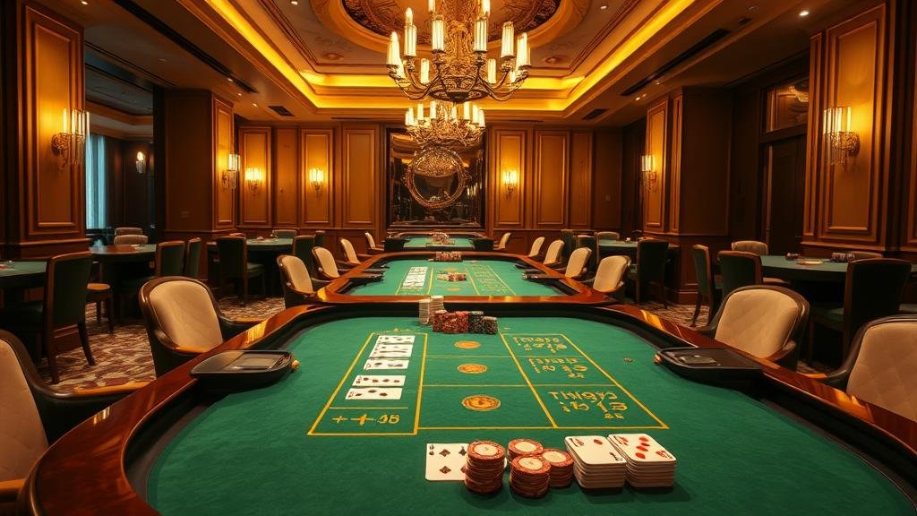 ดีลเลอร์บาคาร่ามืออาชีพกำลังแจกไพ่