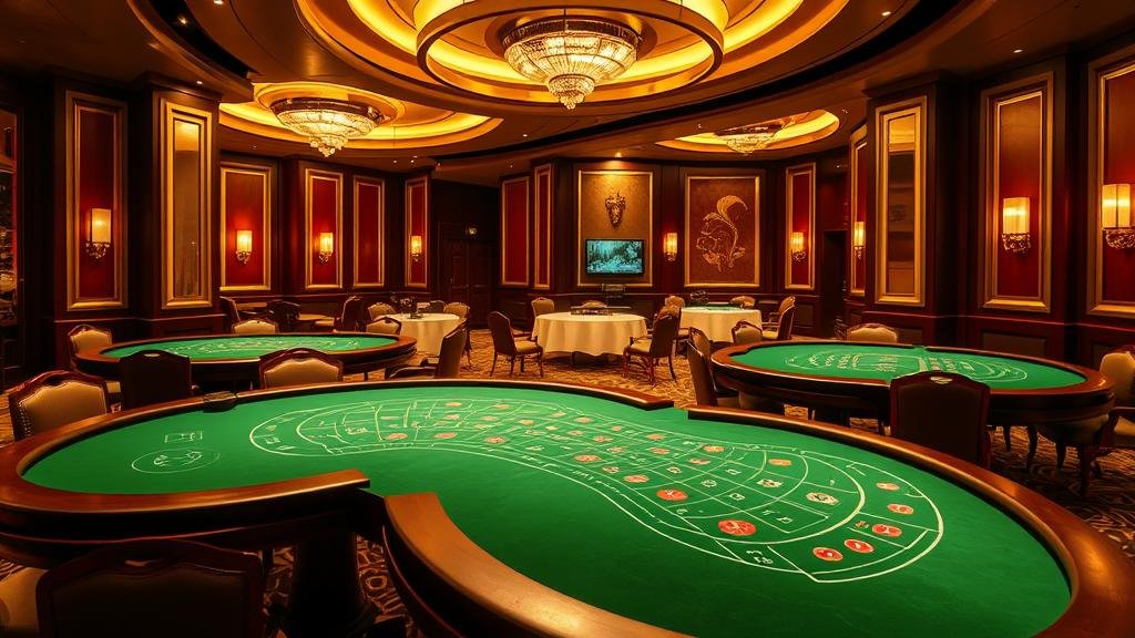 หน้าจออินเทอร์เฟซบาคาร่าออนไลน์ แสดงสถิติและตัวเลือกการเดิมพัน