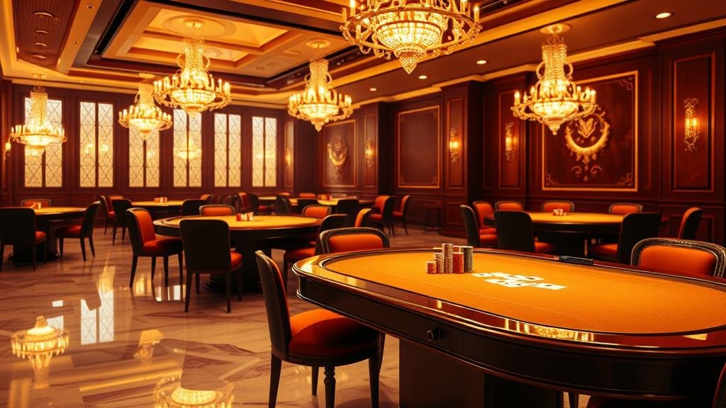 นักพนันมืออาชีพวางเดิมพันด้วยเงินจำนวนมากบนโต๊ะบาคาร่า