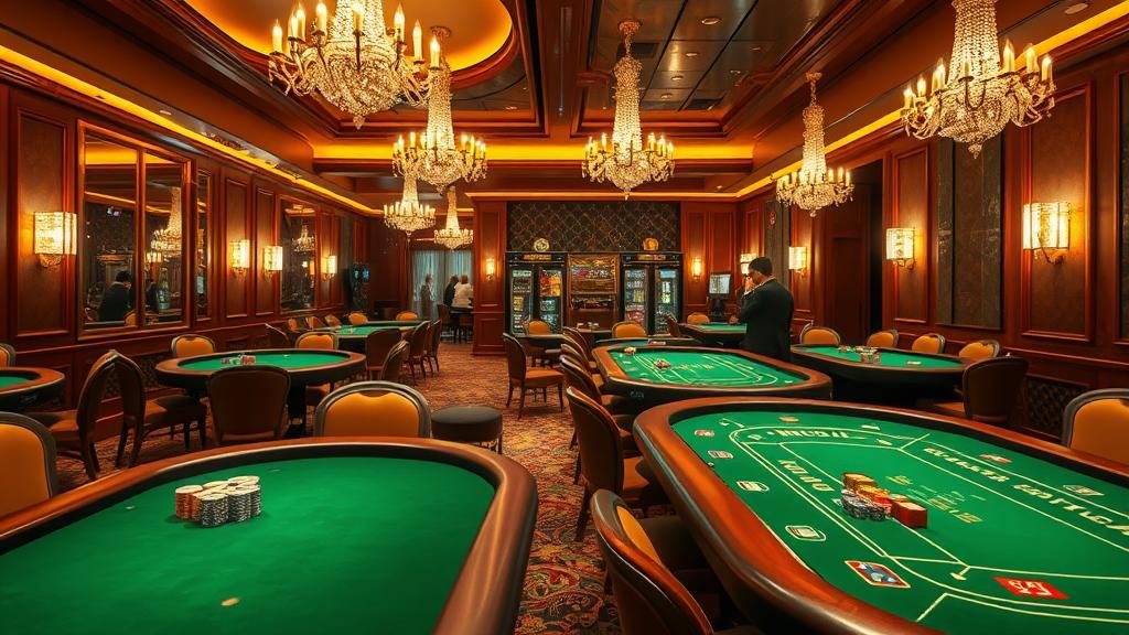 ดีลเลอร์กำลังบีบไพ่บาคาร่าอย่างชำนาญ