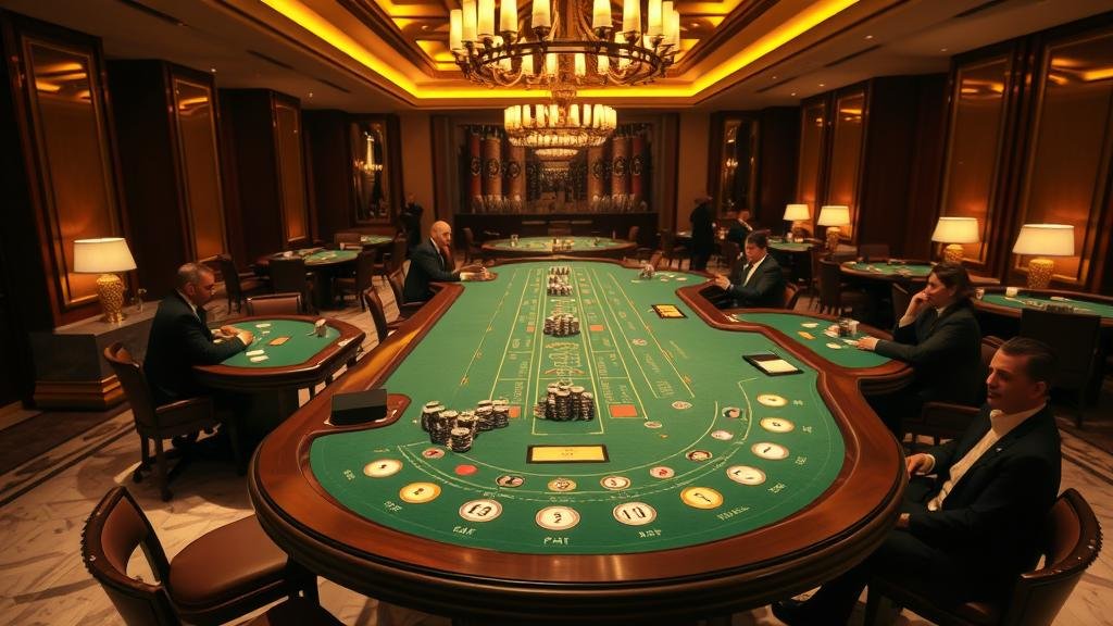 การวางเดิมพันบาคาร่าบนหน้าจอคอมพิวเตอร์พร้อมสถิติ