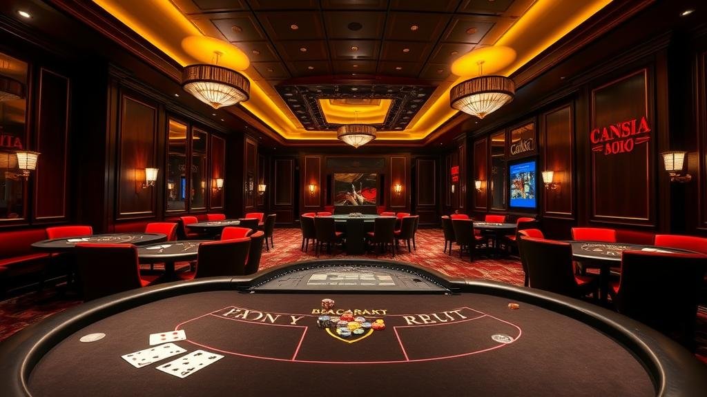 ดีลเลอร์มืออาชีพแจกไพ่บาคาร่าในห้อง VIP