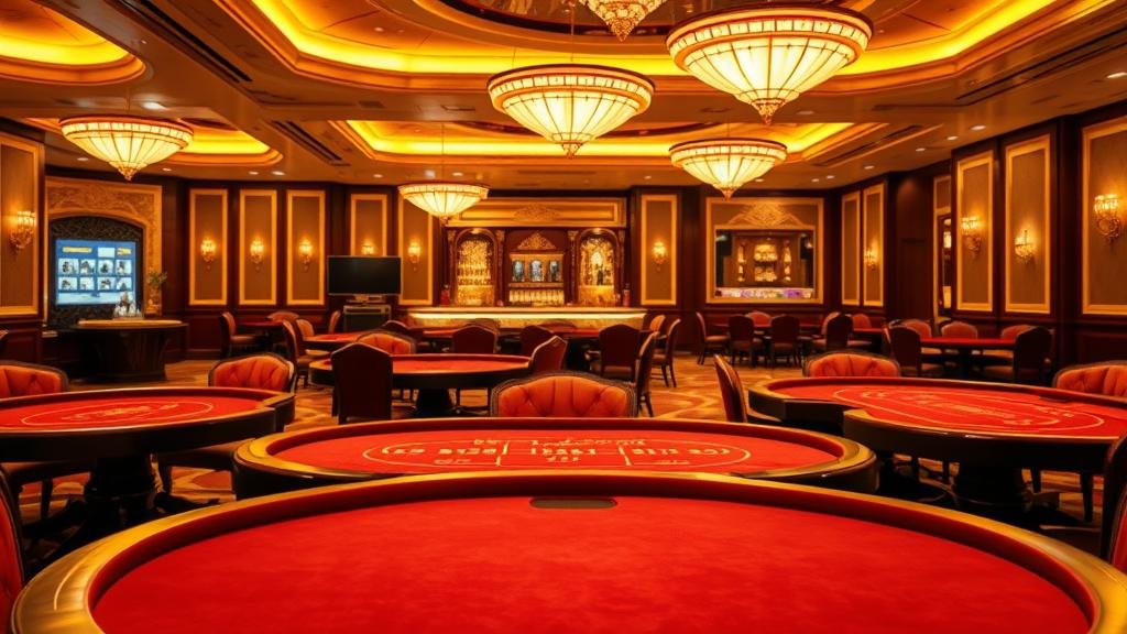 โต๊ะบาคาร่าหรูพร้อมแสดงผลการวิเคราะห์ AI