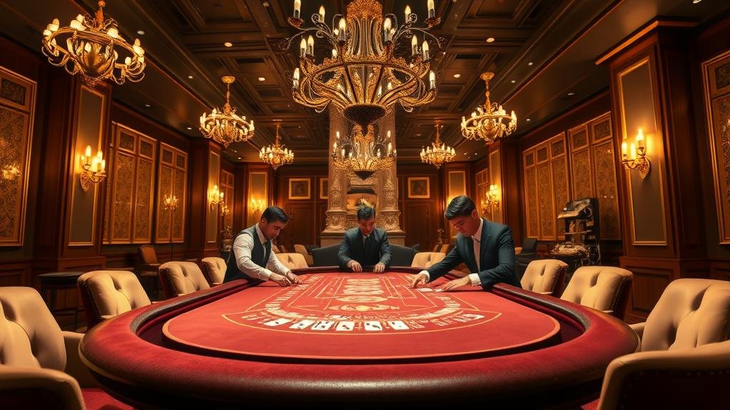 ดีลเลอร์บาคาร่ามืออาชีพในคาสิโน