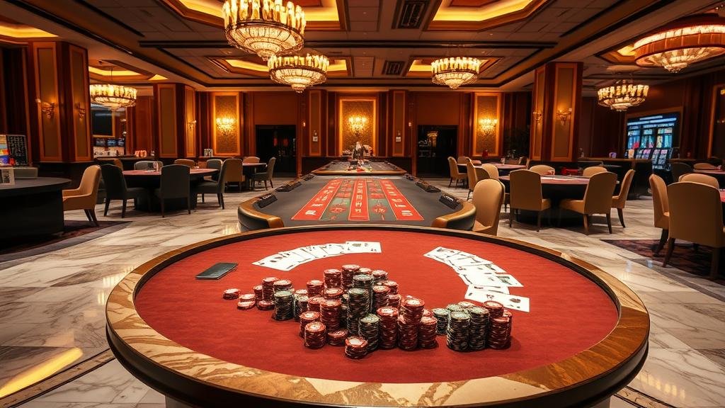 ดีลเลอร์บาคาร่าสดและหน้าจออินเทอร์เฟซการเดิมพัน