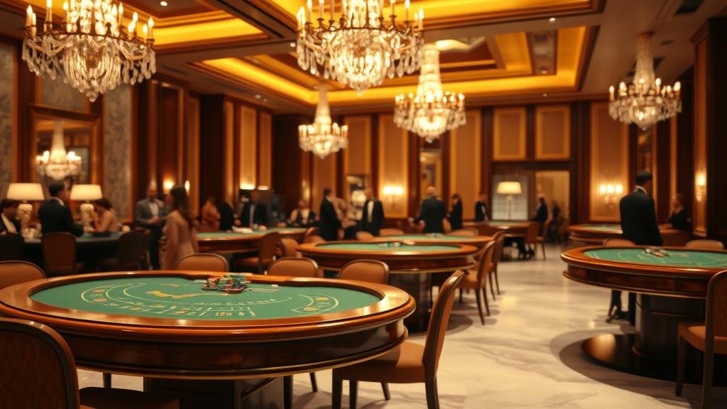 หน้าจอแสดงอัตราจ่ายบาคาร่าและตัวเลือกการเดิมพัน