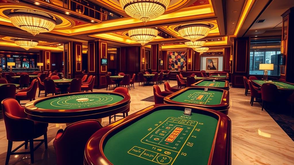 หน้าจอแสดงผลเกมบาคาร่าสดพร้อมข้อมูลสถิติ