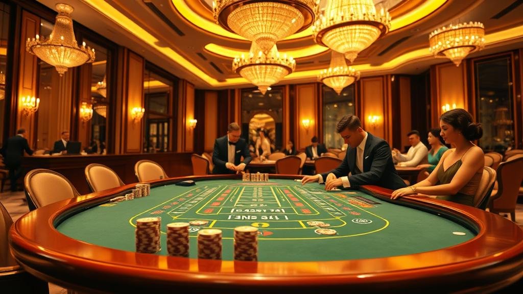 ตัวอย่างเค้าไพ่สองตัดในบาคาร่าสด