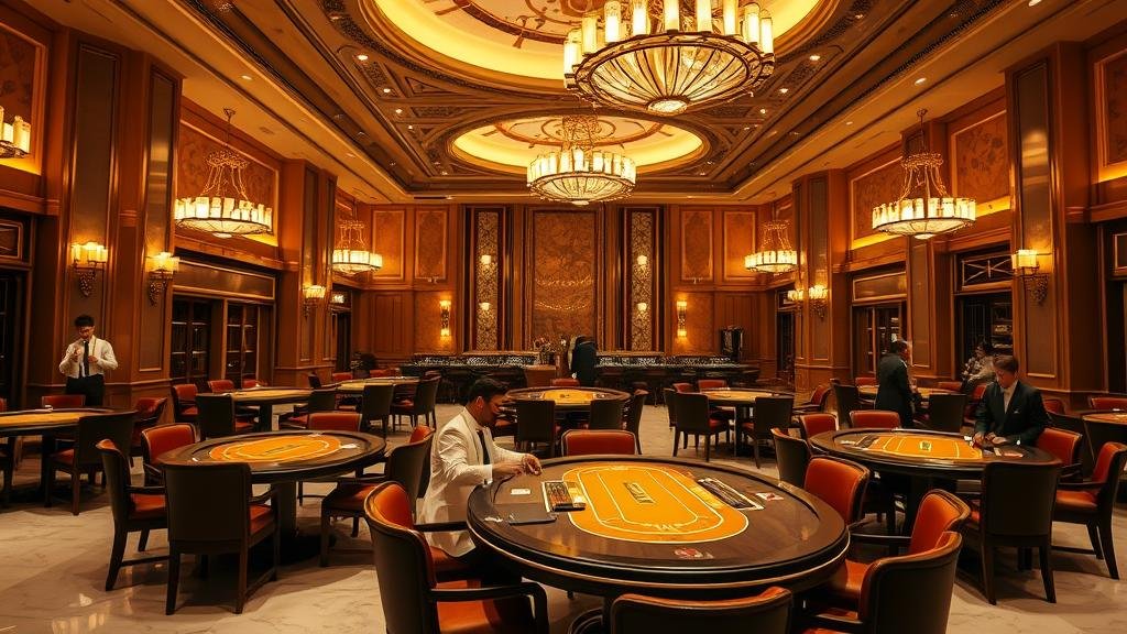 หน้าจอเกมบาคาร่า Playtech ที่มีฟีเจอร์หลากหลาย