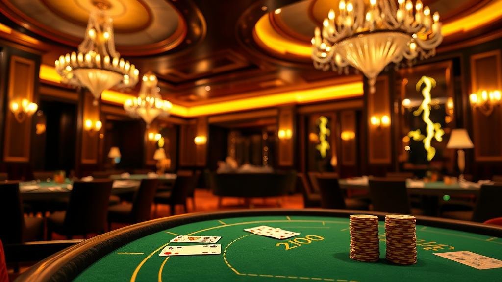 ภาพมือจัดเรียงชิปคาสิโน แสดงถึงการบริหารจัดการเงินเดิมพัน