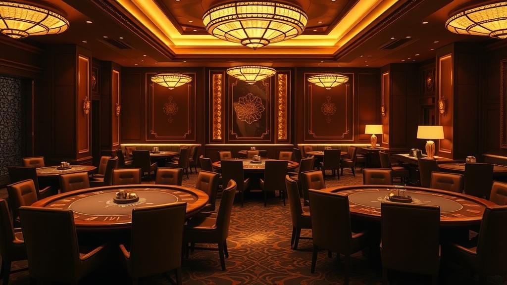 นักพนันมืออาชีพกำลังวางชิปบนโต๊ะบาคาร่า