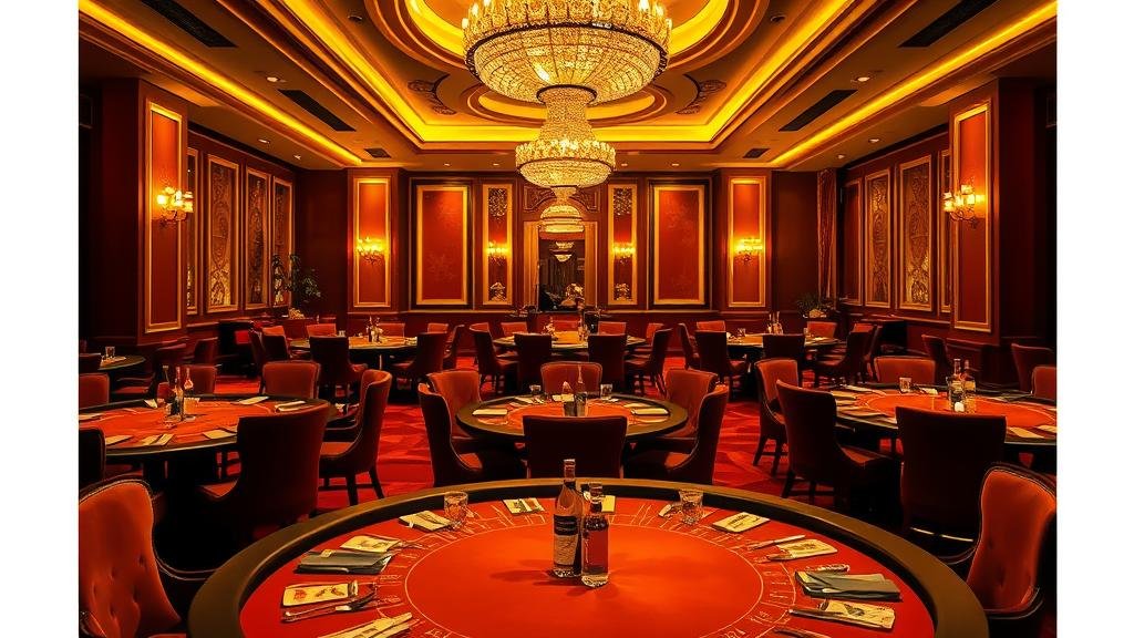 หน้าจอเลือกห้องบาคาร่า VIP พร้อมสถิติ