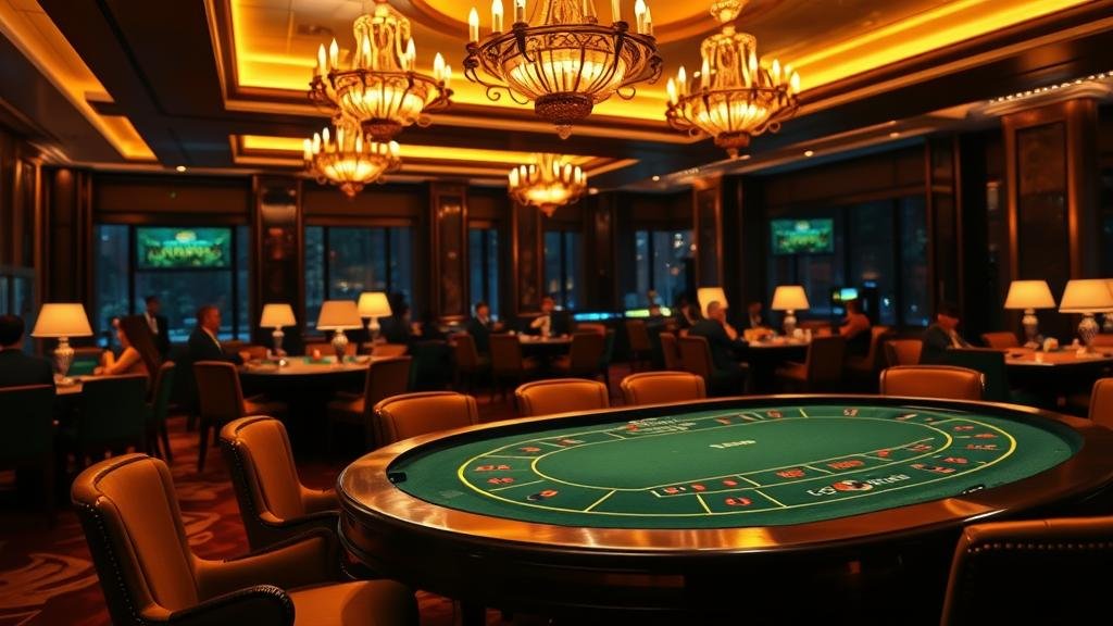 แท็บเล็ตแสดงสถิติบาคาร่าและ iPhone เล่นเกมสด