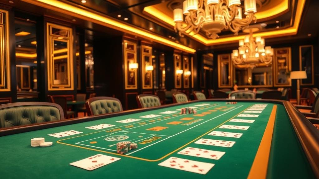 นักพนันระดับเซียนกำลังวิเคราะห์สถิติบาคาร่าอย่างใจเย็น