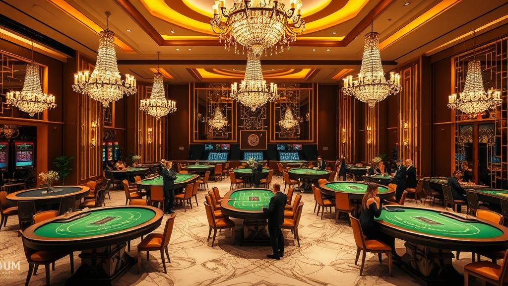 มือของผู้เล่นกำลังวางชิปบนโต๊ะบาคาร่า